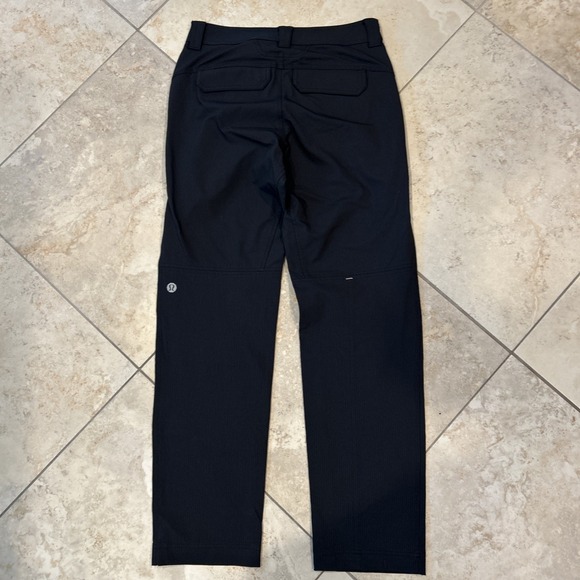 Lululemon Commission ABC Warpstreme Pants Men 32x32 Black Pinstripe Performance - Picture 9 of 10